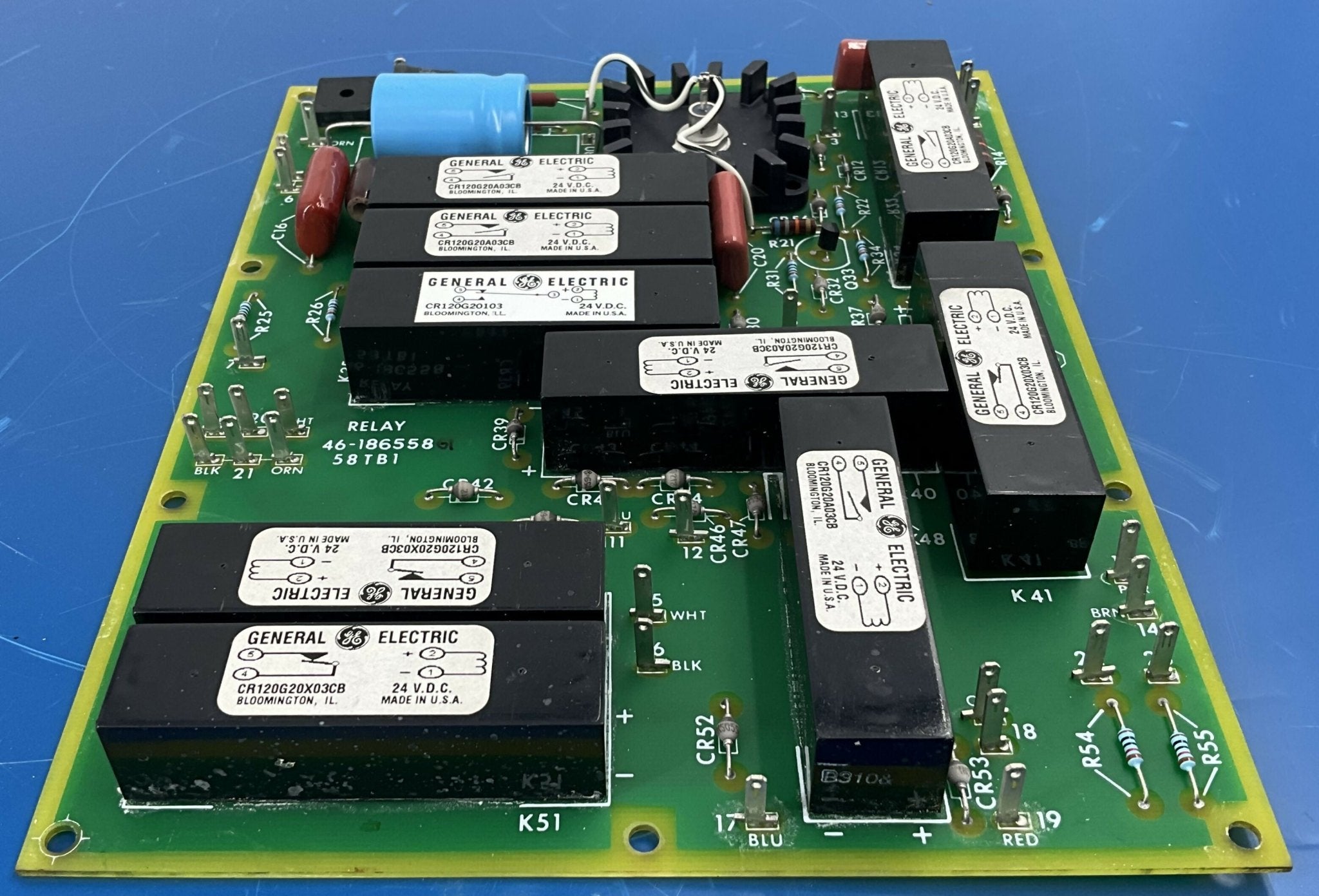 RELAY BOARD (46-186558G1 GE