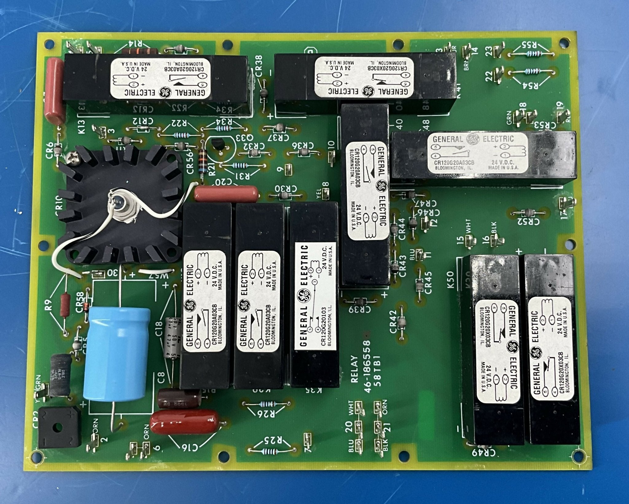 RELAY BOARD (46-186558G1 GE
