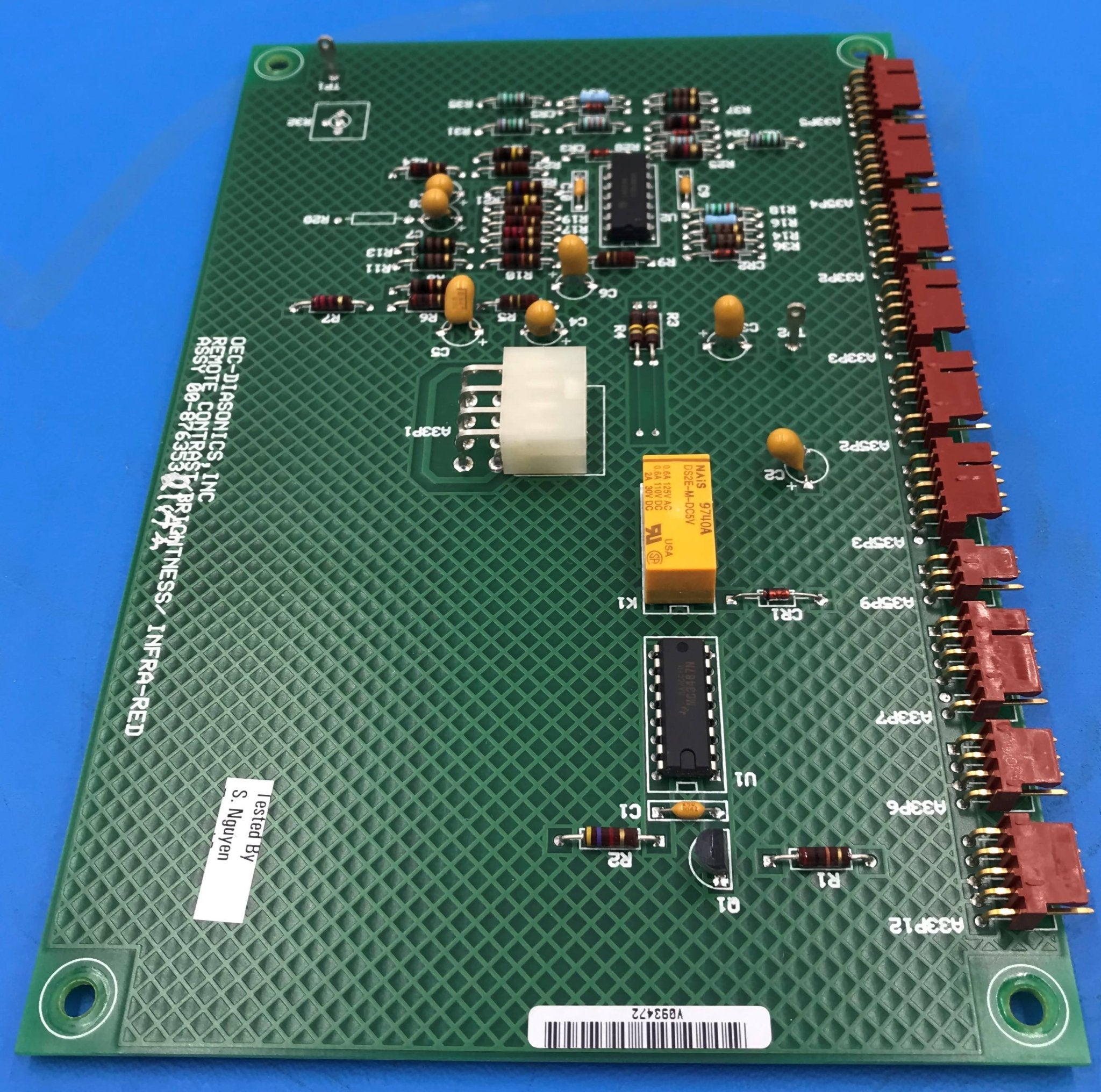 Remote Contrast/Brightness/IR Board (00-876353-01 Rev A2 OEC 9600
