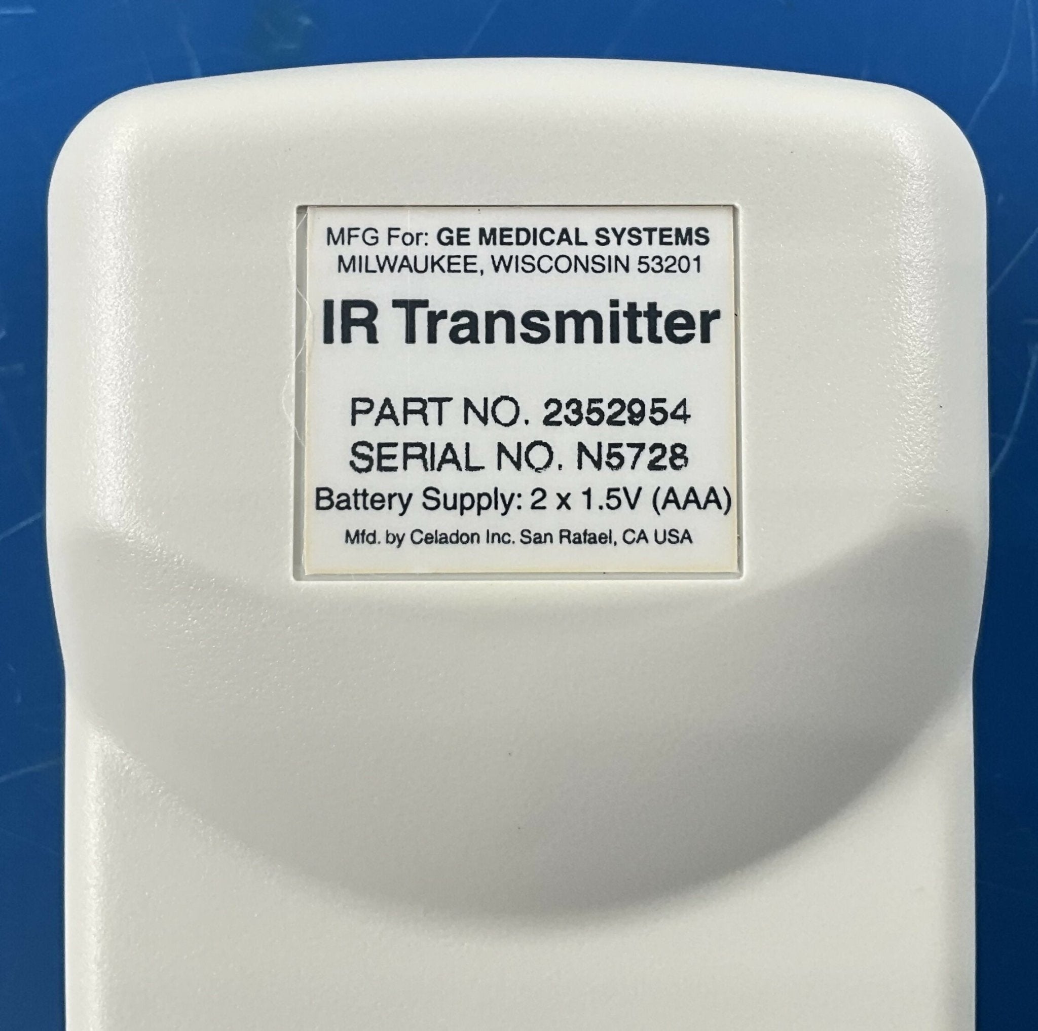 REMOTE TRANSMITTER V2 (2352954/2328632/5212947-2 GE