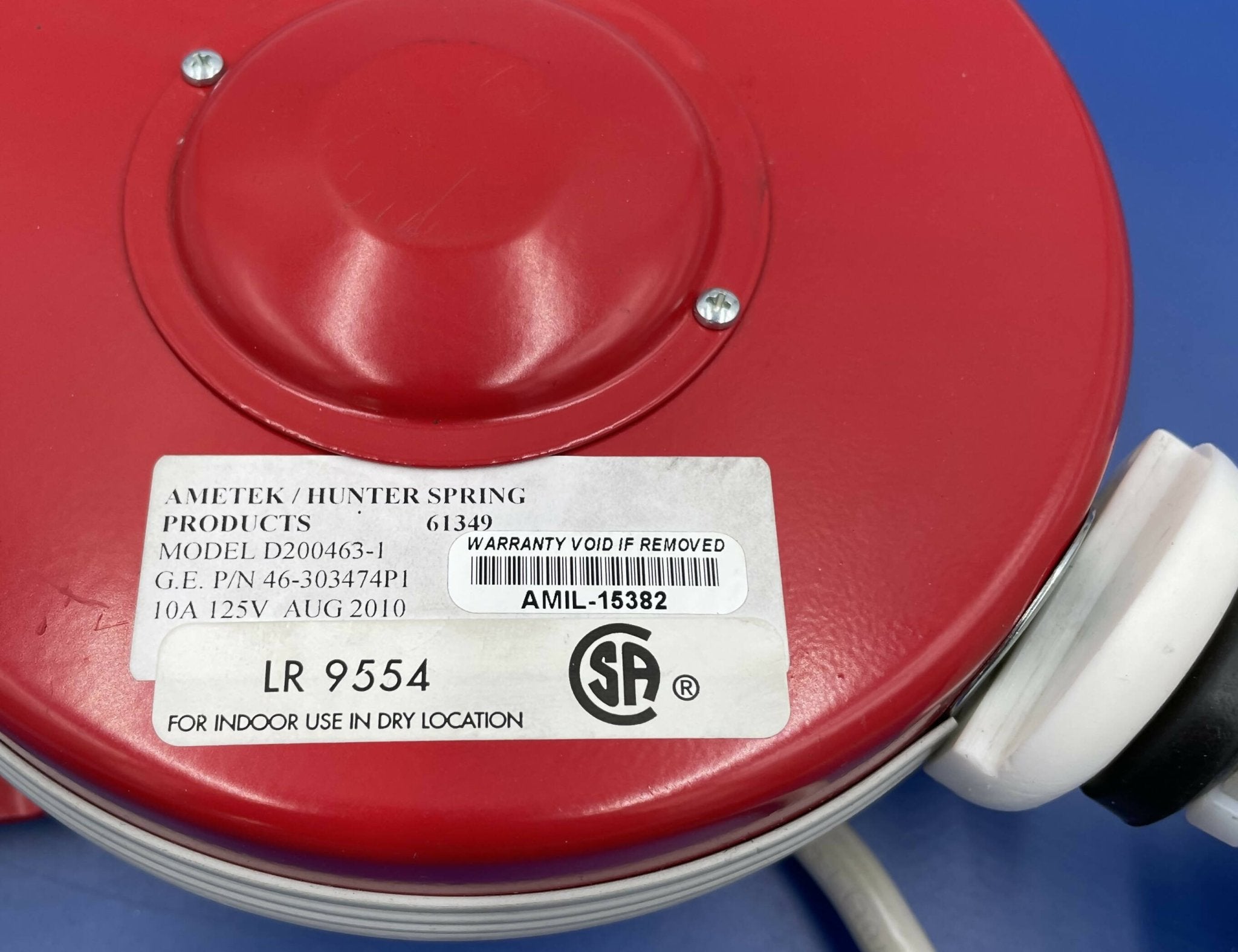 Retractable Cord Reel (46-303474P1 GE