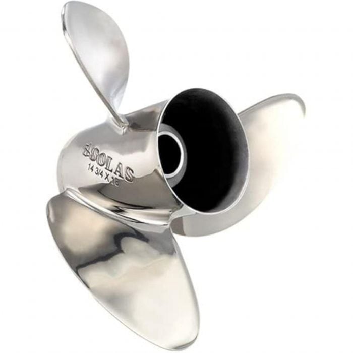 Solas 9551-148-17 Rubex HR3 SS 3-Blade Propeller, RH, 14.75 x 17, Interchangeable Hub, 4-3/4" Gearcase