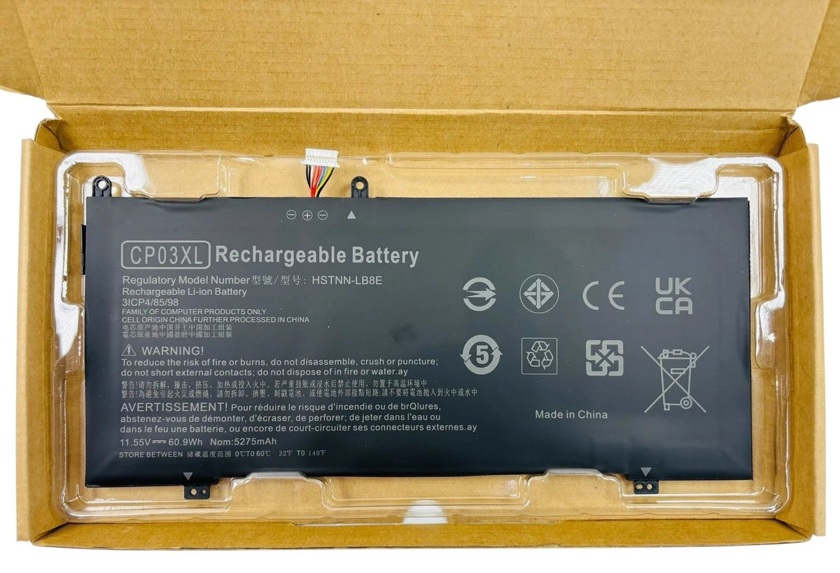 Genuine HP Spectre X360 13-AE CP03XL Rechargeable Li-ion Battery HSTNN-LB8E|376516786412