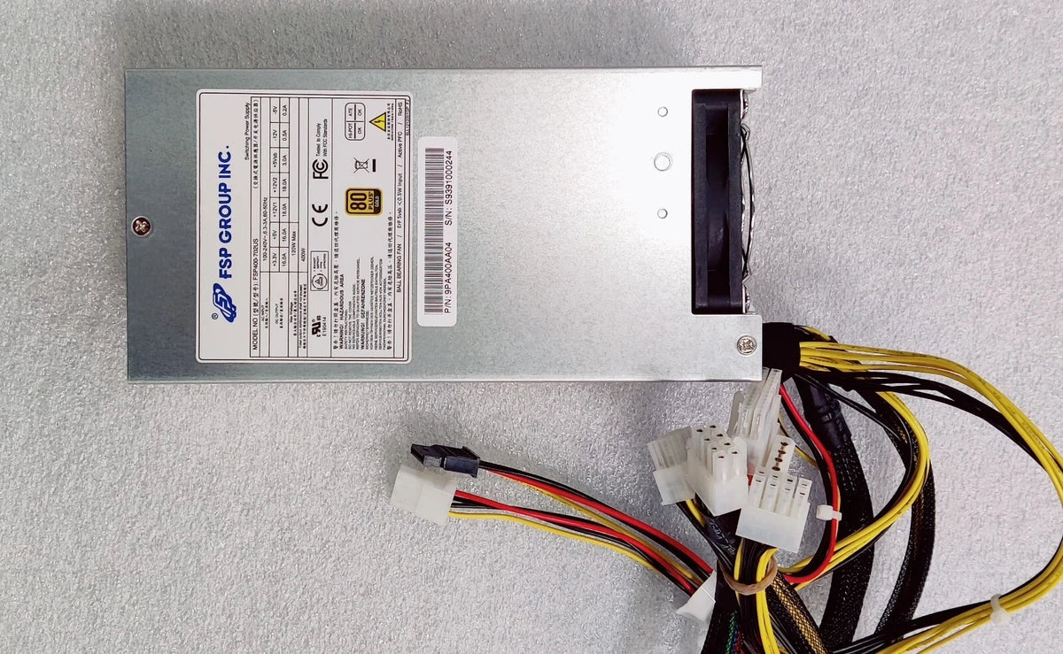 New FSP400-702US 400W ATX Power Supply Single 2U Size 80 PLUS Gold|326629584384