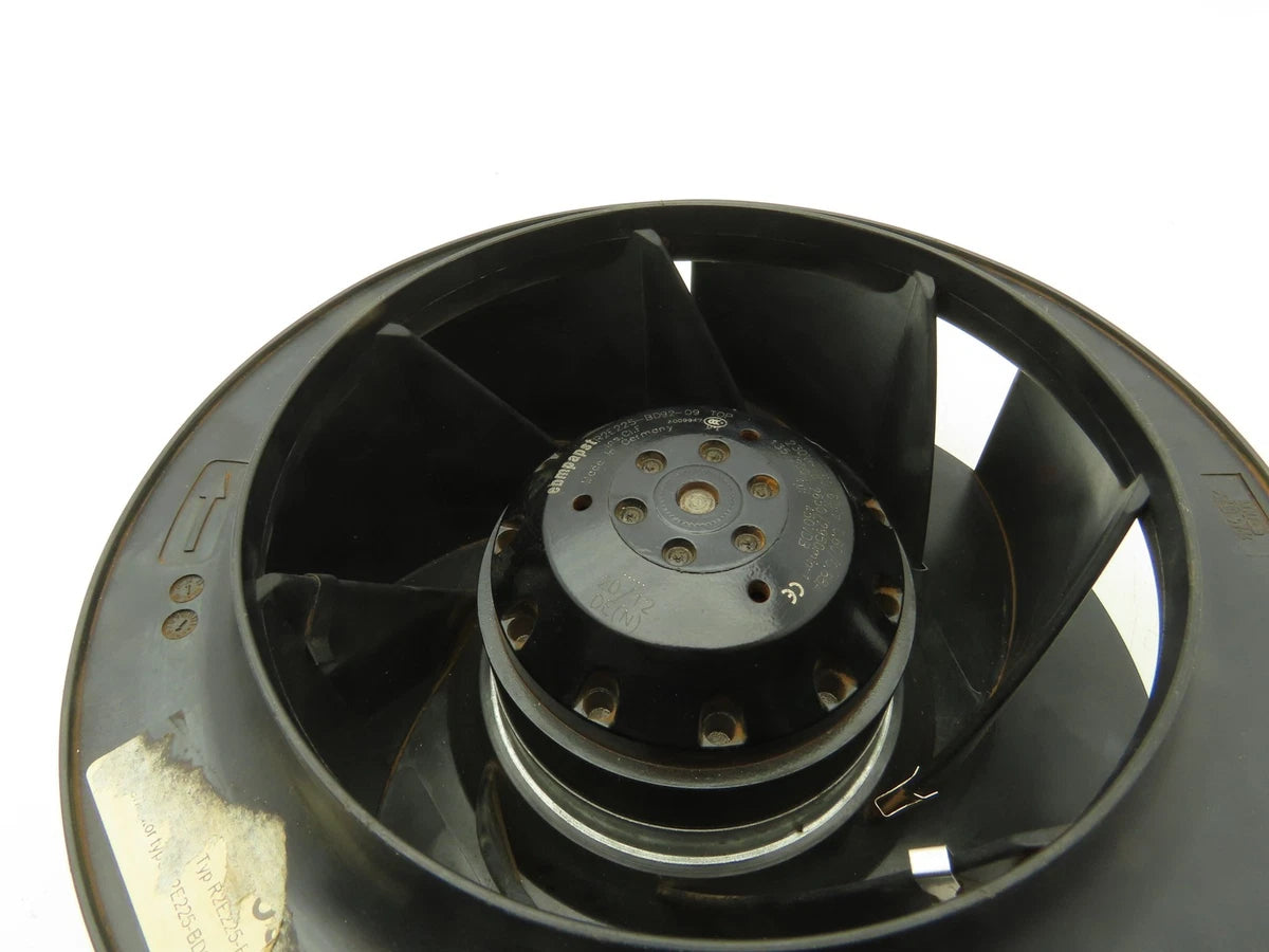 EBM-Papst R2E225-BD92-09 Centrifugal Blower Fan 225mm 200W 230V 1PH 2950RPM