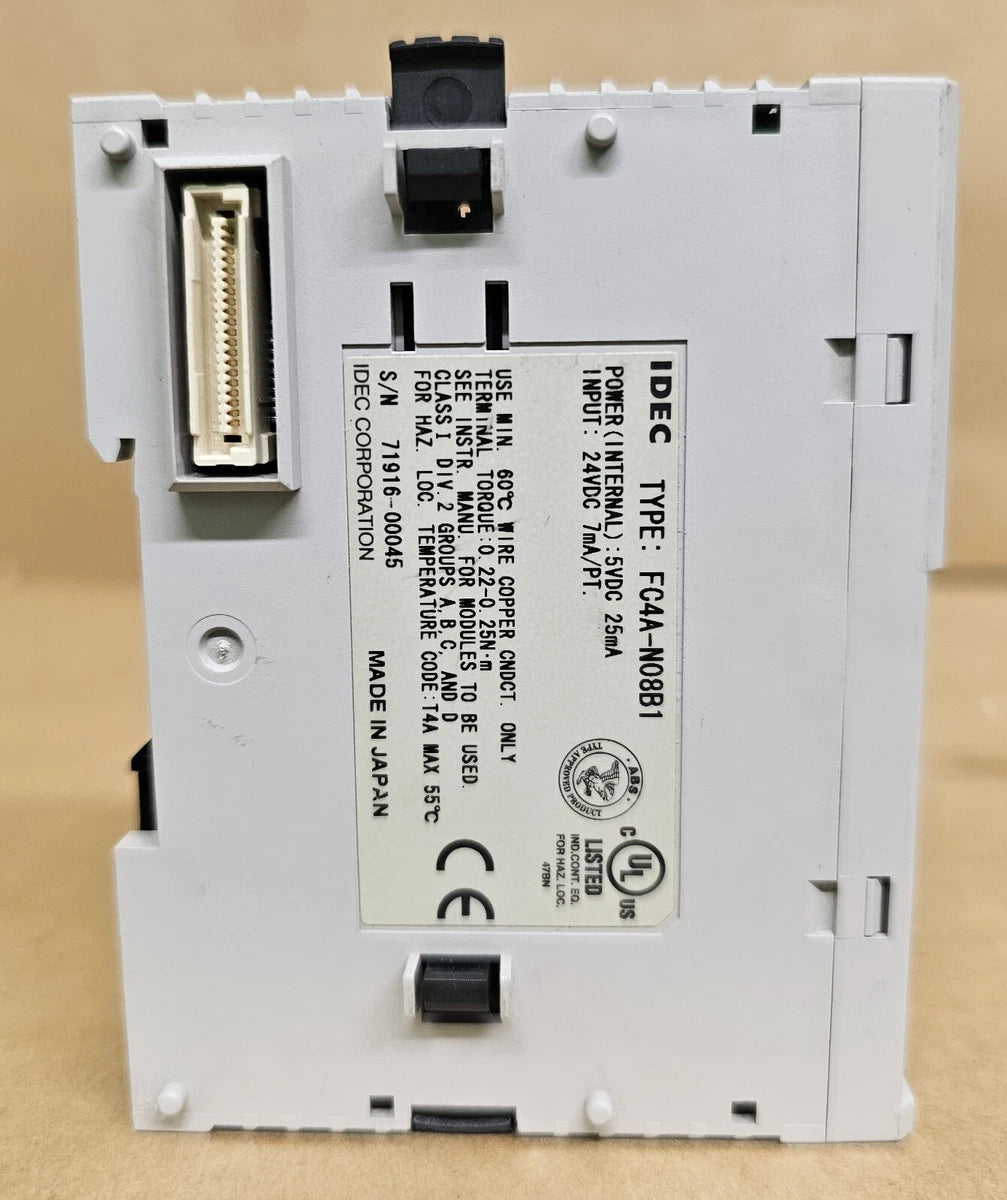 IDEC FC4A-N08B1 24VDC MODULE|296601462705