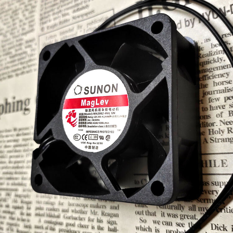 1pc SUNON MA2062-HVL .GN 220V 6025 6cm 2-wire Cooling Fan|355972268511