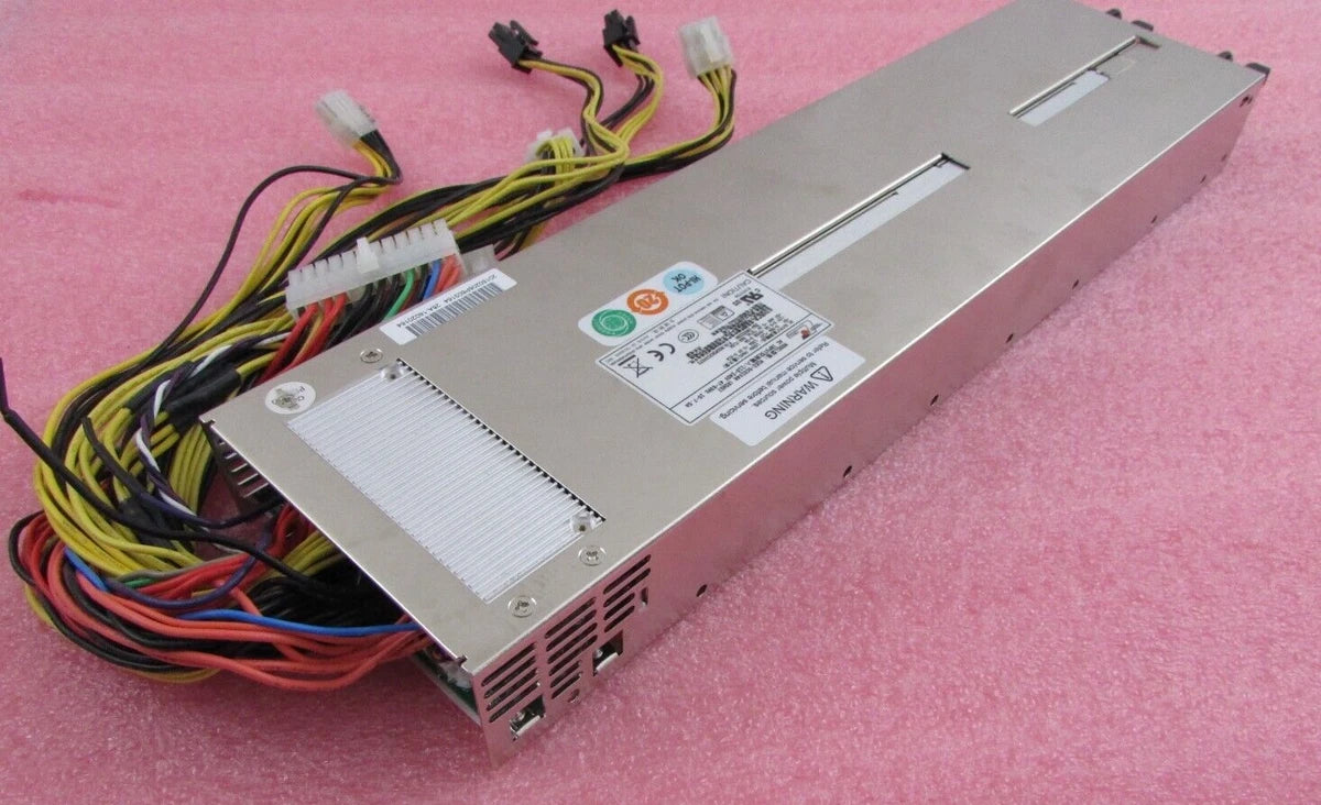 Zippy EMACS M1K2-5C01V4H 1200w 1U Redundant Server Power Supply w/ 2x Pwr Module