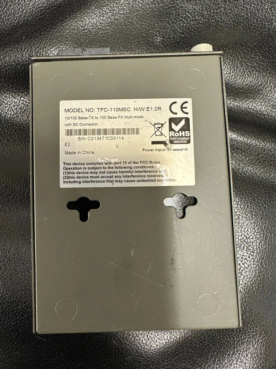 Trendnet Tfc-110msc 10/100base-tx To 100base-fx Multi-mode Fiber Converter|115943019630
