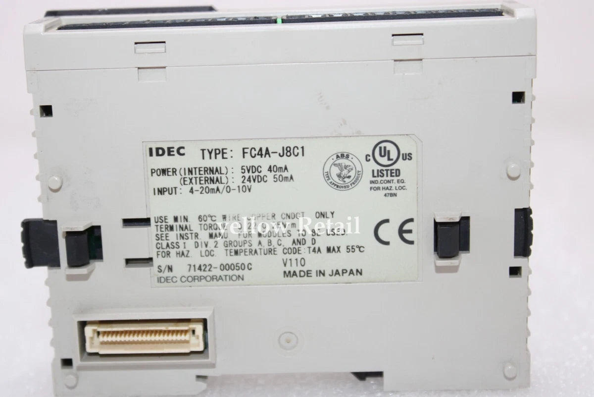 IDEC FC4A-J8C1 PLC MODULE|177031394061