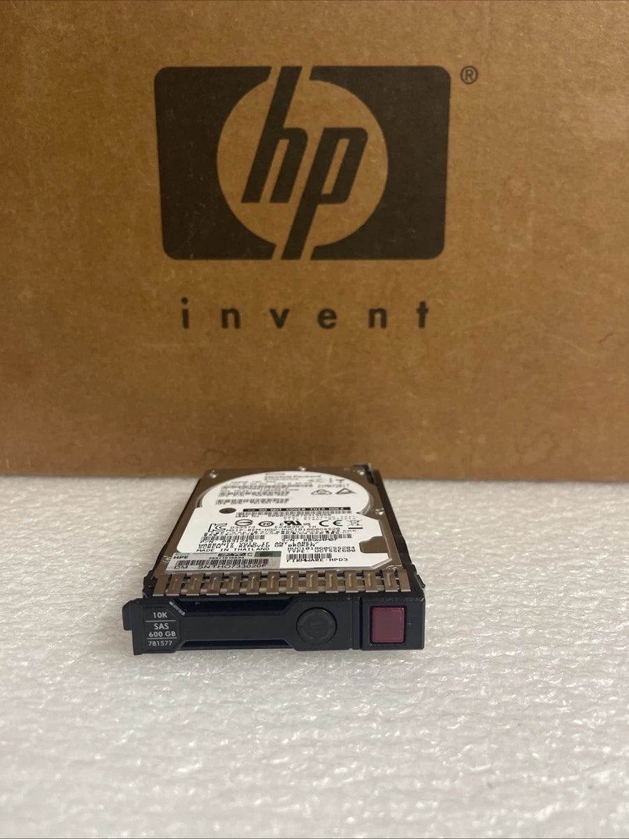 HPE 781577-001 600GB 12G SAS 10K 2.5 SC HDD 781516-B21 |144714525805
