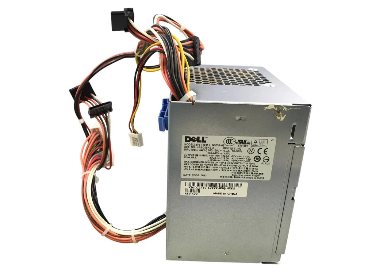 Dell Optiplex 740 305W Desktop Switching Power Supply N305P-06 NPS-305KB A