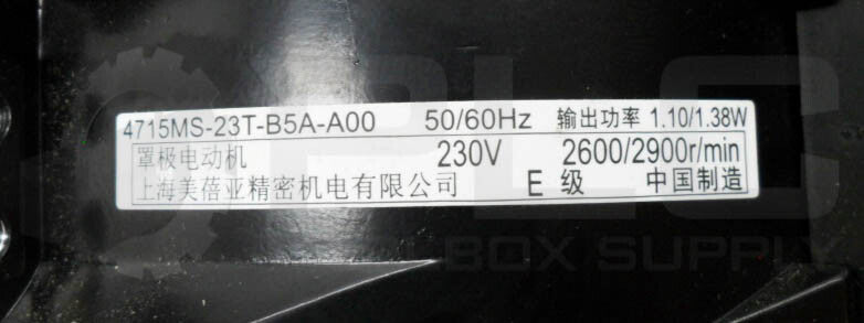 NMB 4715MS-23T-B5A-A00 COOLING FAN 230V 1.10/1.38W 2600/2900RPM