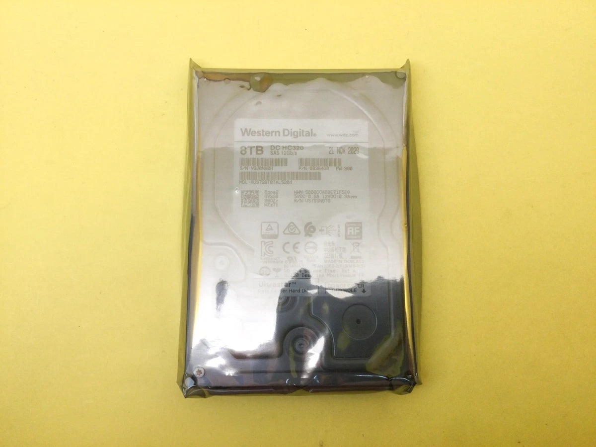 WD Ultrastar DC HC320 8TB 7.2K SAS 12Gbps 3.5'' HDD HUS728T8TAL5204