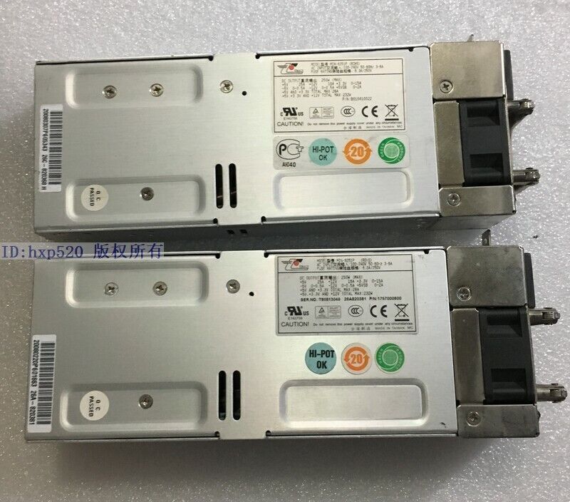 1pc ZIPPY EMACS MIN-6251P 250W server redundant power supply Module