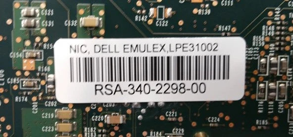 Dell Emulex LPE31002 Dual Port 16Gb SFP+ Low Profile FACTORY SEALED.