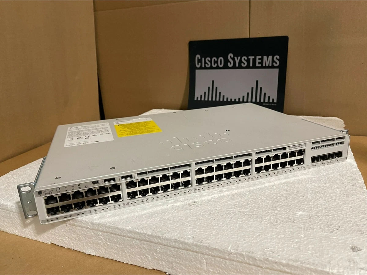 Cisco Catalyst C9200L-48T-4X-E Catalyst 9200L-Series 48-Port Switch