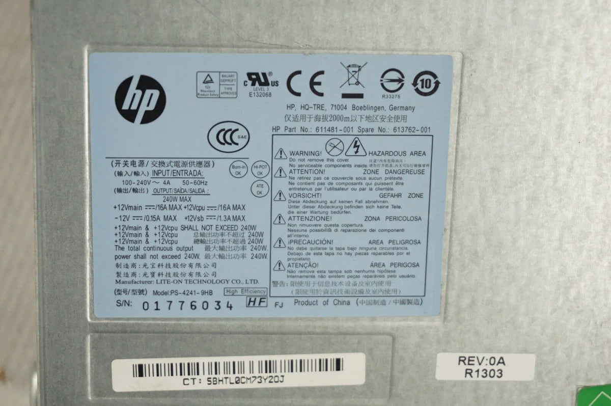 HP PS-4241-9HB Power Supply 240W For Compaq Pro|176981259411