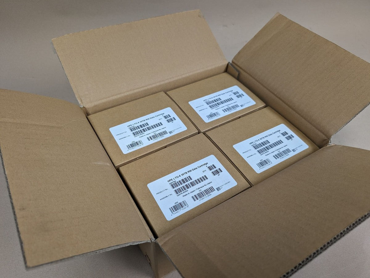 HP Enterprise LTO-8 30TB Ultrium RW Data Cartridge PN: Q2078A