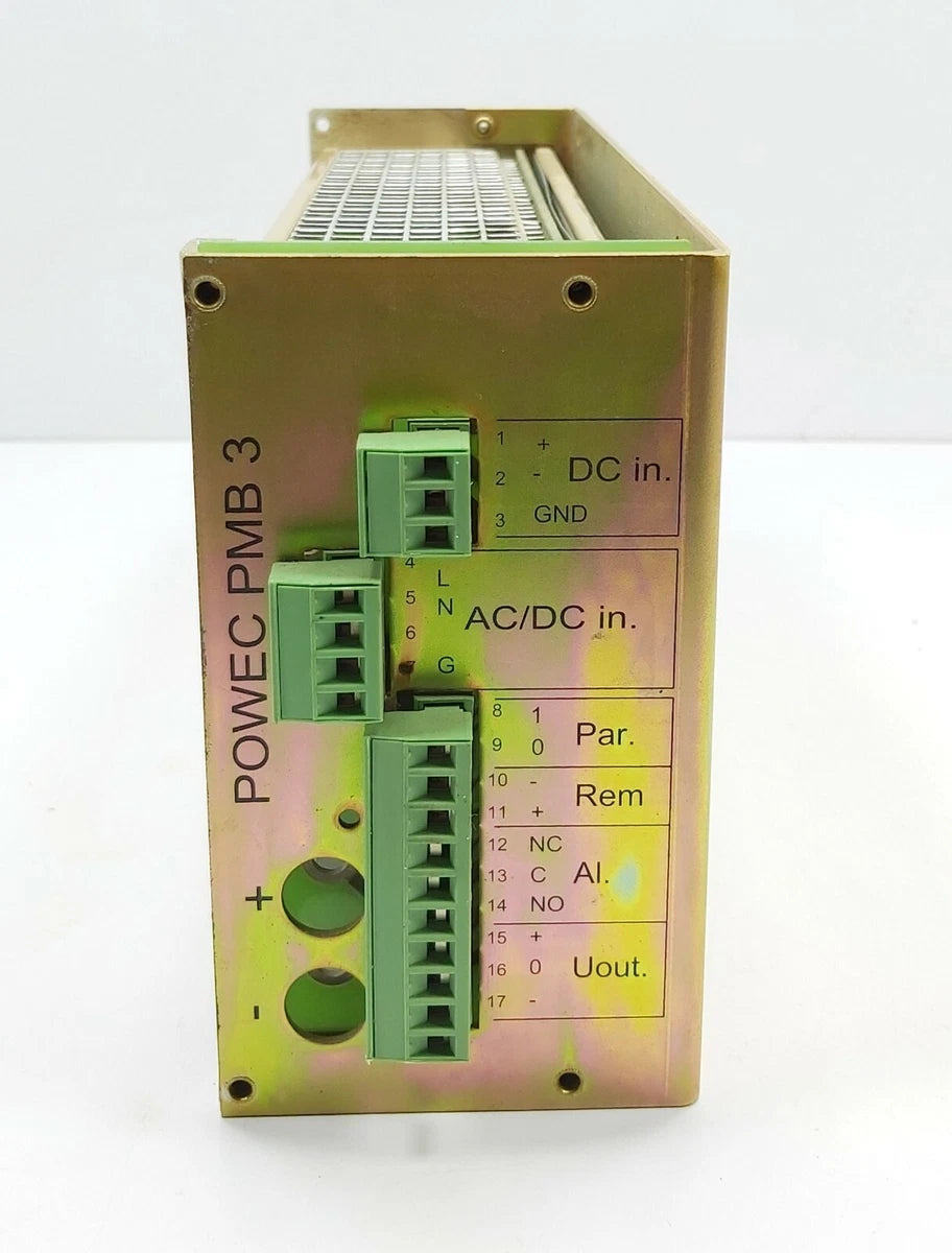 Powec PMP 3.24 SIC 117947 110 AC or DC Microprocessor Power Supply PCU