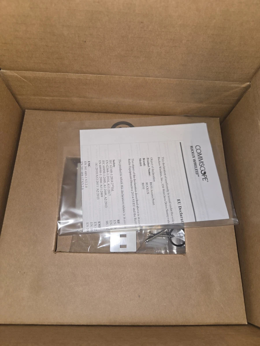 Ruckus R650 Indoor WiFi 6 Access Point | Dual-Band 4x4 MU-MIMO | New in Box|127234252727