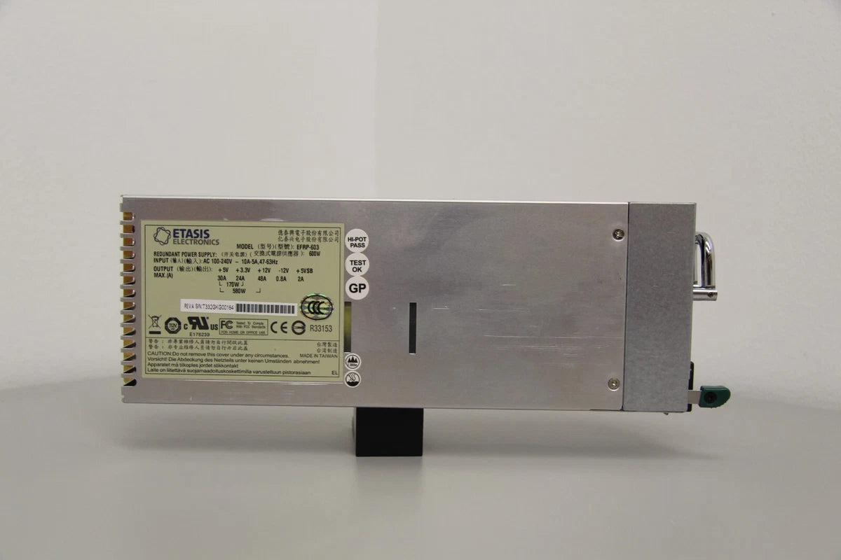 Etasis EFRP-603 Server Power Supply AC100-240V 600W Fully Tested|256679142375