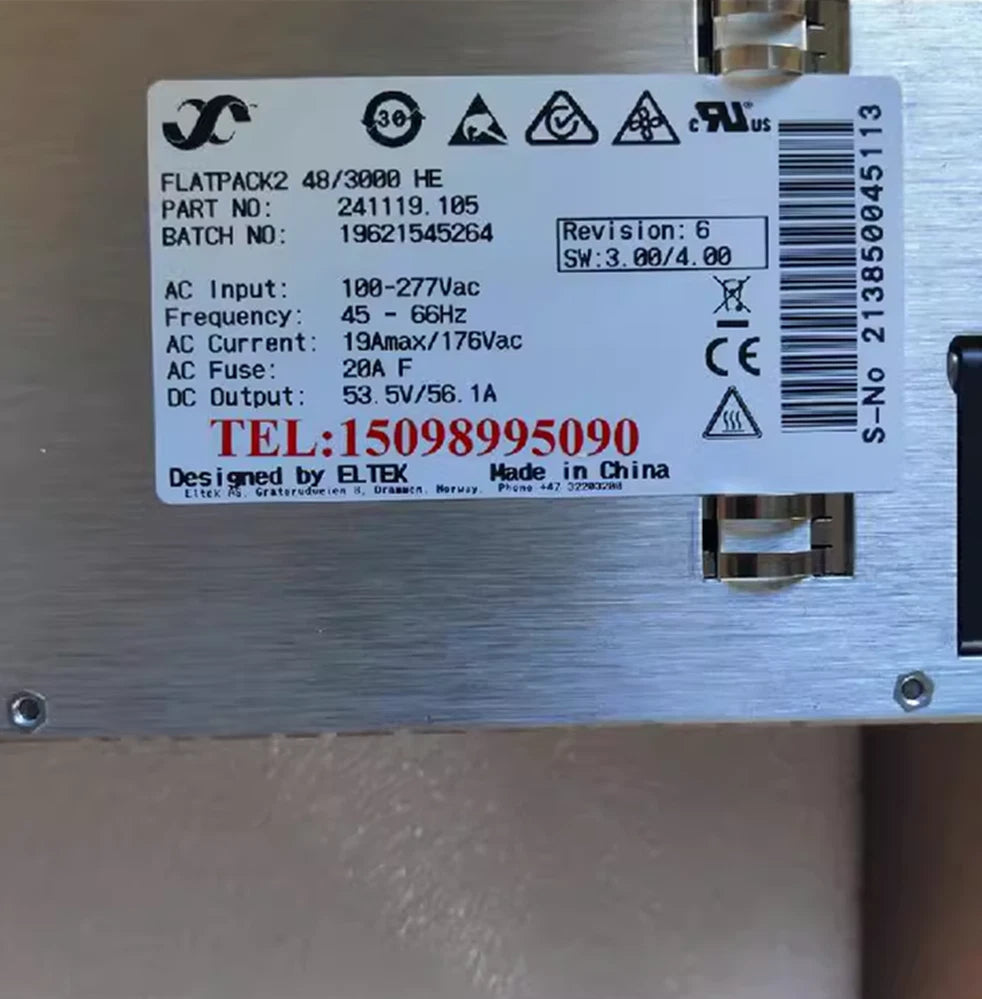 NEW FLATPACK2 48/3000 HE 241119.105 48V/3000W power rectifier module|126558583993