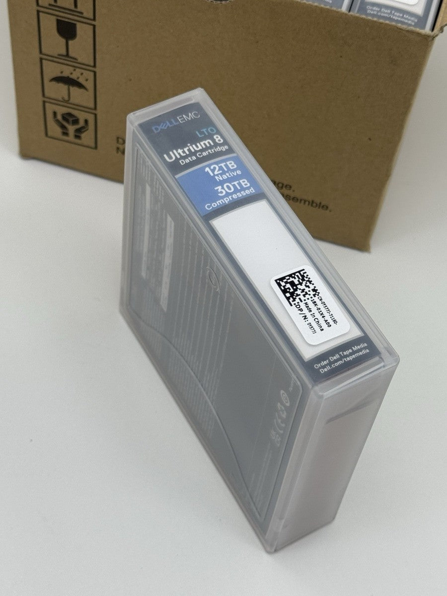 DELL EMC 0Y577J LTO ULTRIUM 8 DATA CARTRIDGE 12TB NATIVE 30TB COMPRESED Y577J