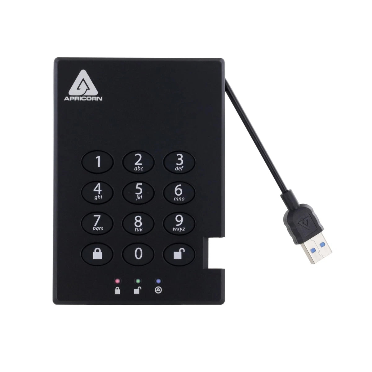 Apricorn 2TB Aegis Padlock USB 3.0 256-Bit AES XTS Hardware Encrypted Portabl...|136713769453