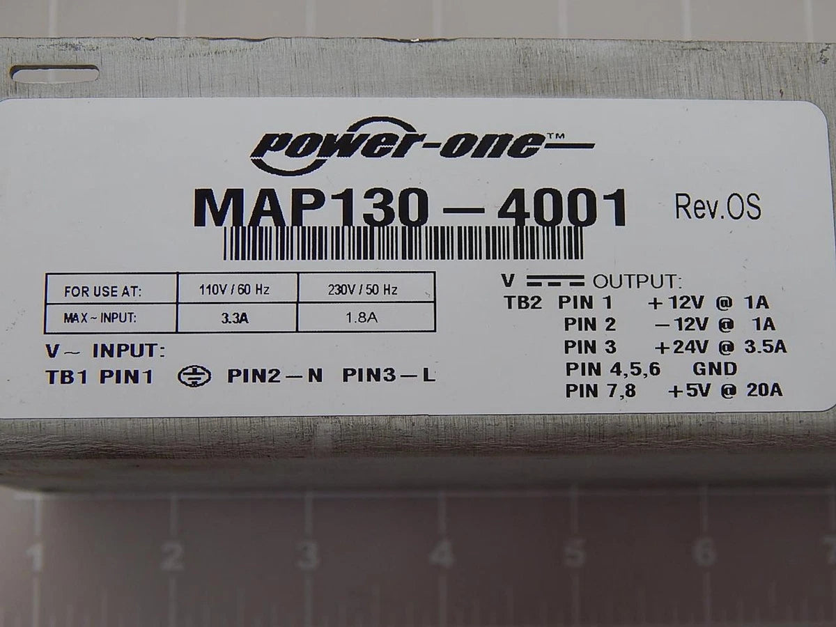 POWER ONE MAP130-4001 POWER SUPPLY T88899