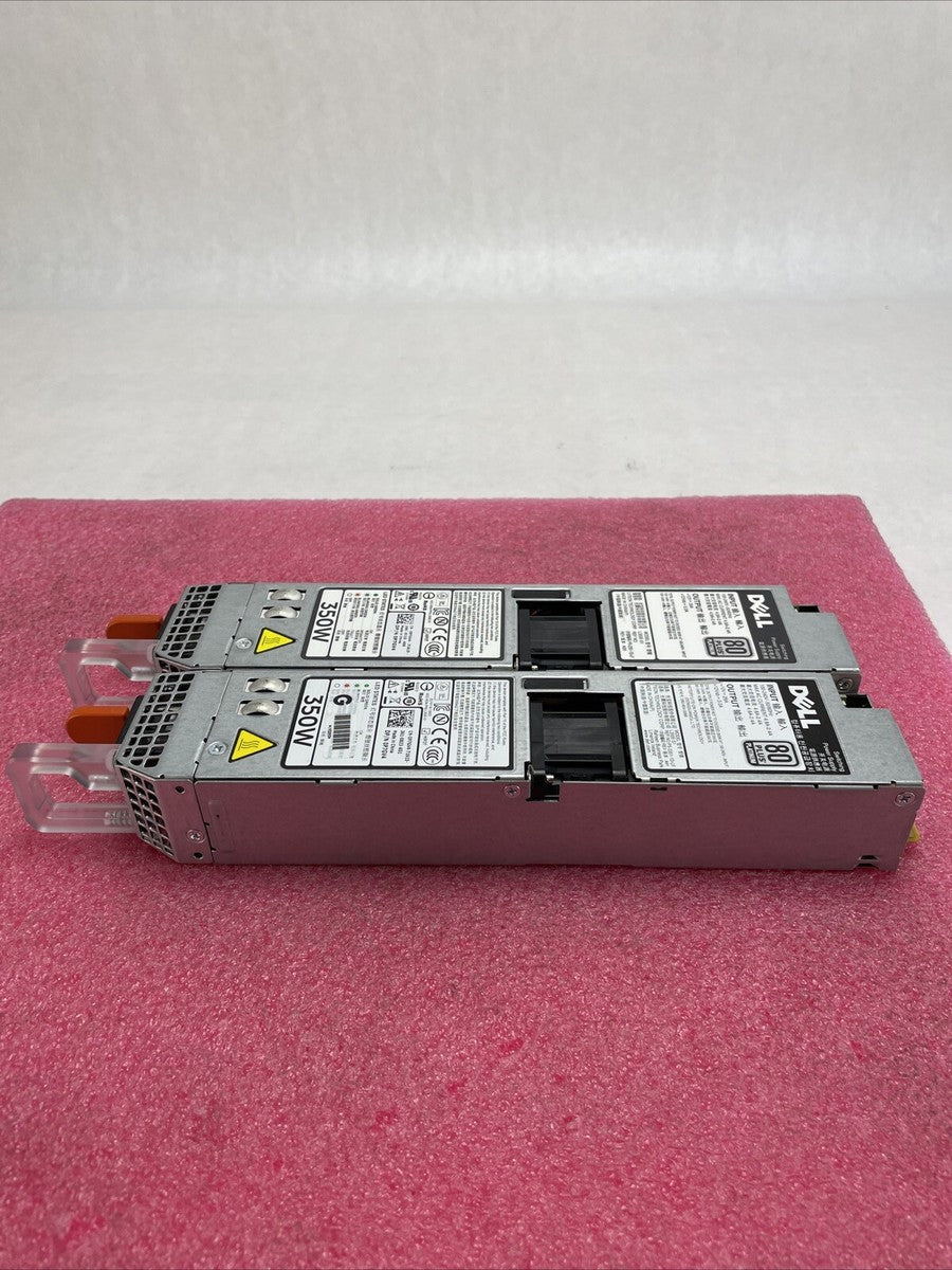 Dell P7GV4 80 Plus Platinum 350W Switching Power Supply Lot of 2|186736659642