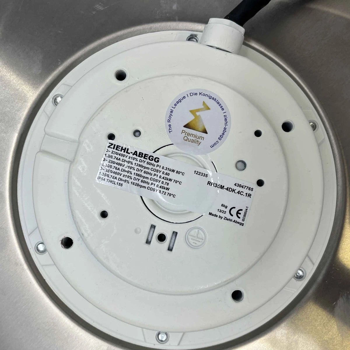 New Centrifugal Fan for ZIEHL-ABEGG RH35M-4DK.4C.1R