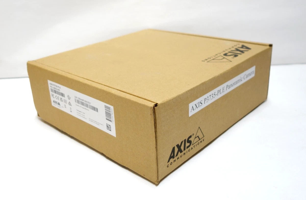 New Axis P3735-PLE 02663-001 8MP Outdoor IR 360° 4-Sensor IP PoE Network Camera