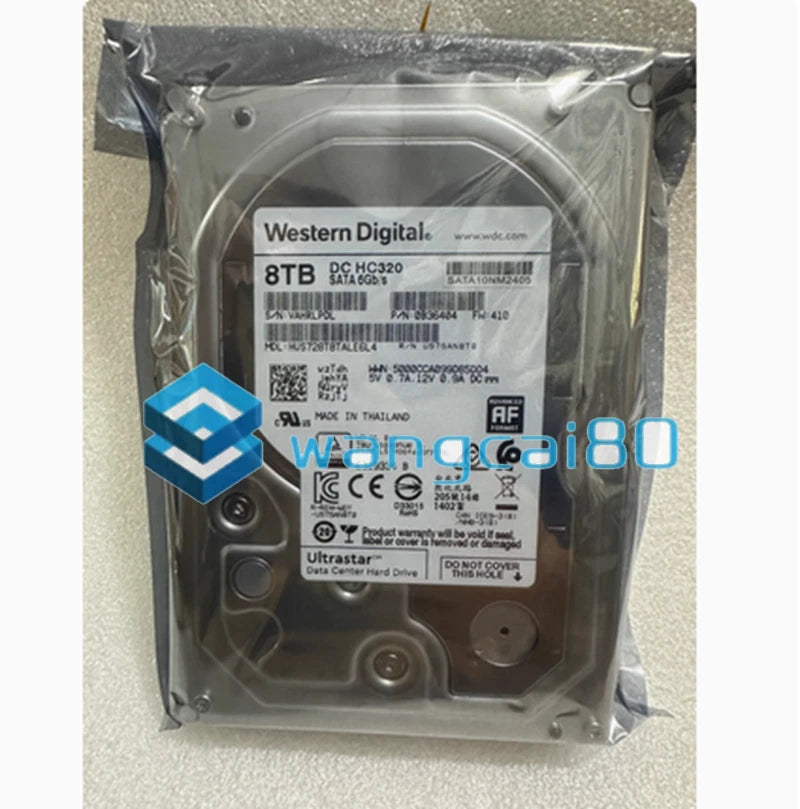 8TB Ultrastar DC HC320 SATA HDD 3.5" Internal Hard Drive HUS728T8TALE6L4