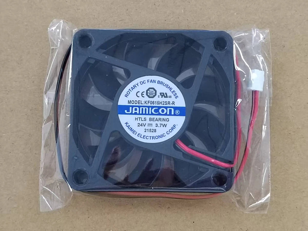 KF0615H2SR-R JAMICON KF0615H2SR-R 6015 DC24V 3.7W 6CM 2-Wire Cooling Fan ###|389216746901