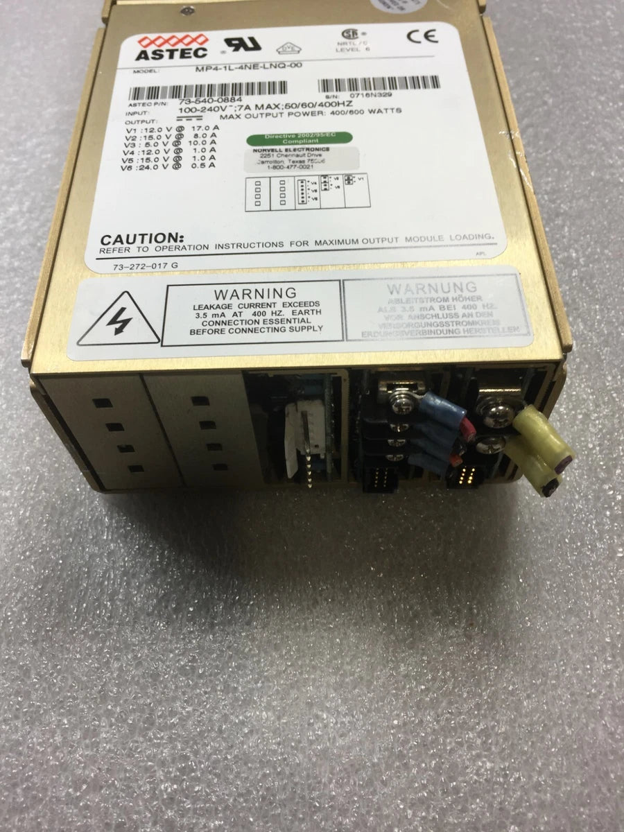ASTEC MVP Series MP4-1L-4NE-LNQ-00 73-540-0884 Power Supply NO CABLES FREE S/H