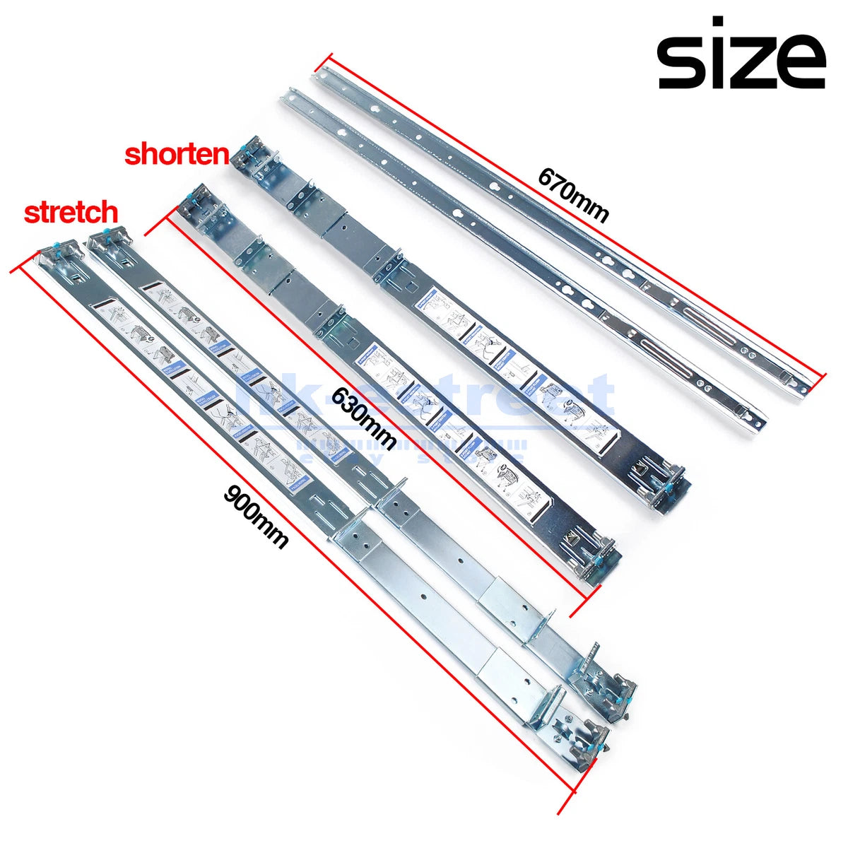 DELL RAILS KIT 0C597M 1U R620 R630 R640 0D419M, 0Y819K, 0FV6YR, 0G378C, 0Y235M |186267674764