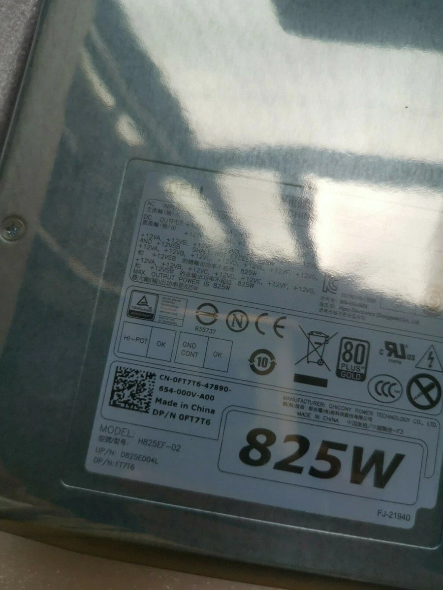 New H825EF-02 825W Server PSU For Dell T7910 T5810 T7810 T7610 0FT7T6