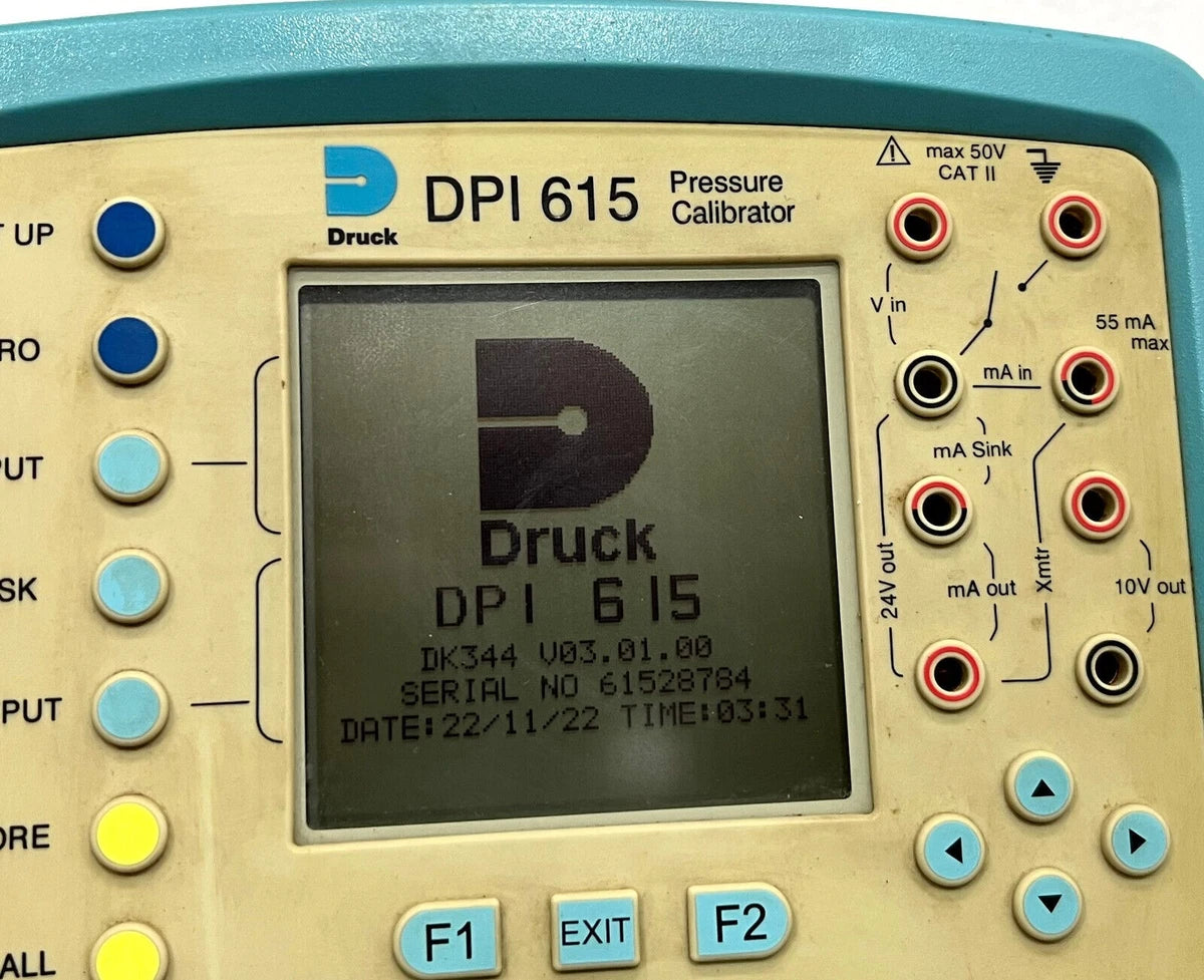 Druck DPI 615 Vaccum To 3000 psi g Pressure Calibrator|376205763386