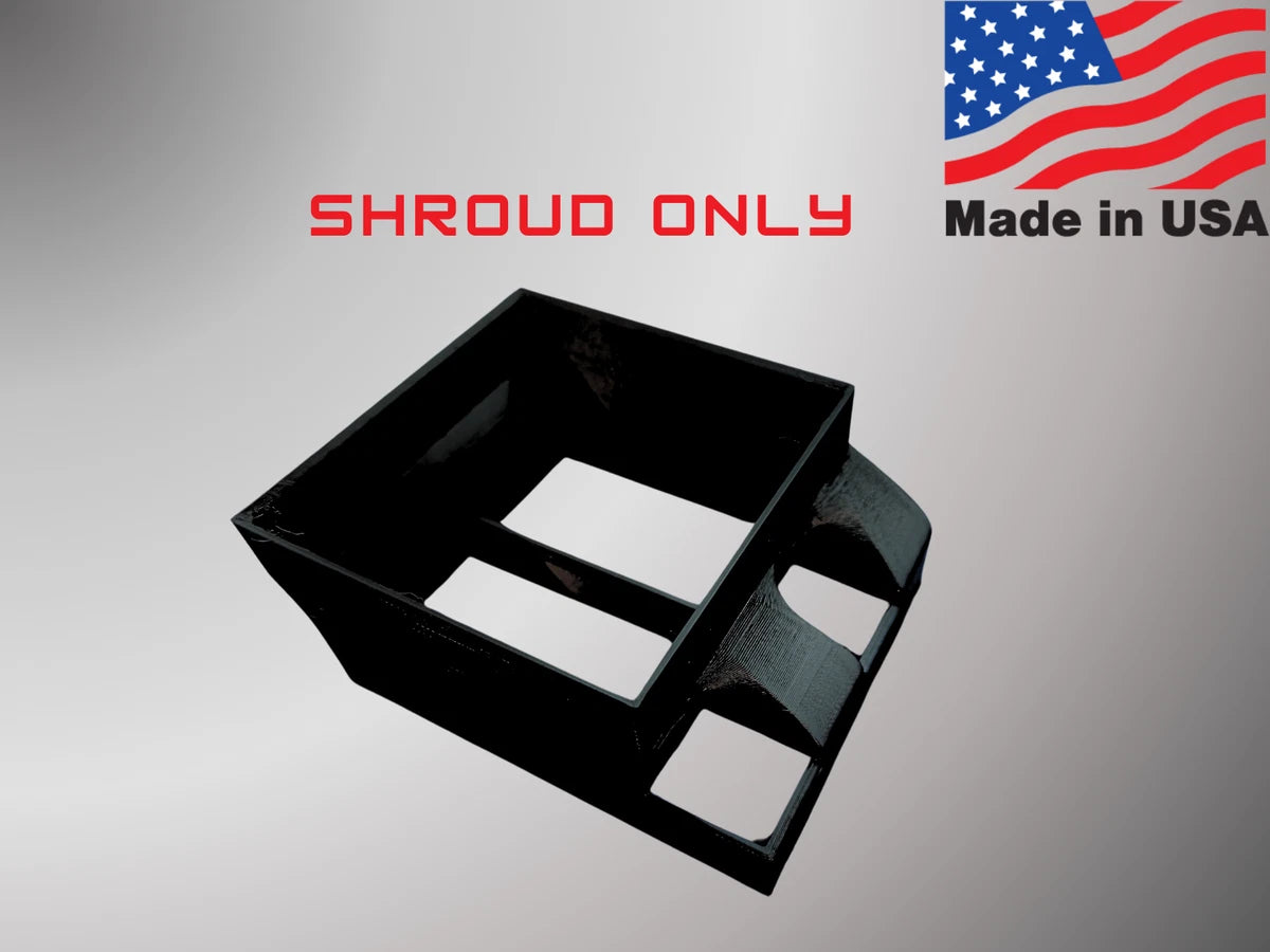 Nvidia DUAL Tesla GPU Cooling Fan Shroud CMP170HX Accelerator Card AI|286362715476