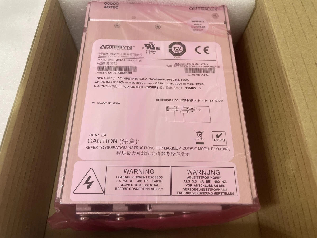 ASTEC ARTESYN IMP4-3P1-1P1-1P1-55 73-540-6038I NEW POWER SUPPLY