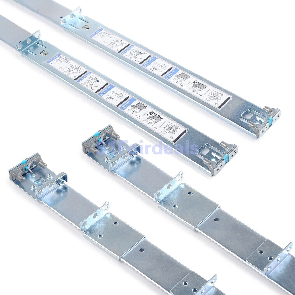Static Ready Rail Kit for Dell PowerEdge R640 R630 R620 R440 R430 R420 R330 R320|167033213685