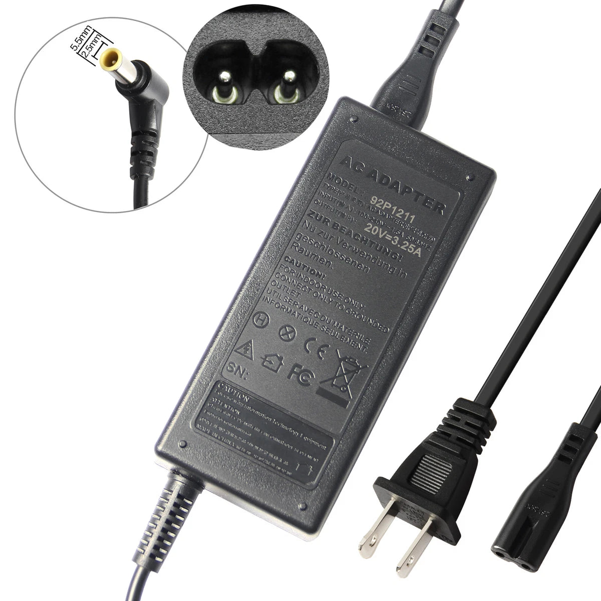 New Brand Lenovo AC Power Adapter Charger 65W For ThinkCentre M32 M72e M92|265064336597