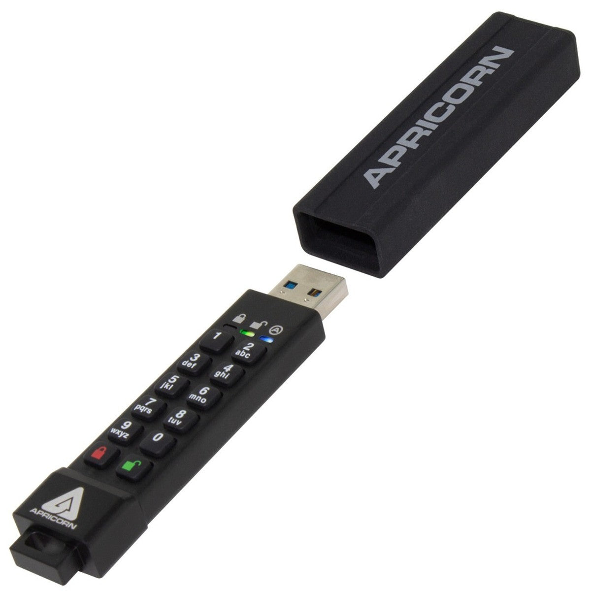 Apricorn ASK3Z-128GB 128GB Aegis Secure Key 3z USB 3.1 Flash Drive - 128 GB|235017644190