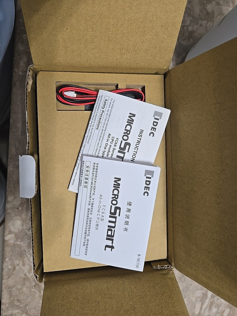 Idec FC6A-C40K1CE MicroSmart Programmable Controller 40 IO CPU 24VDC Trans. Sink|317027658285