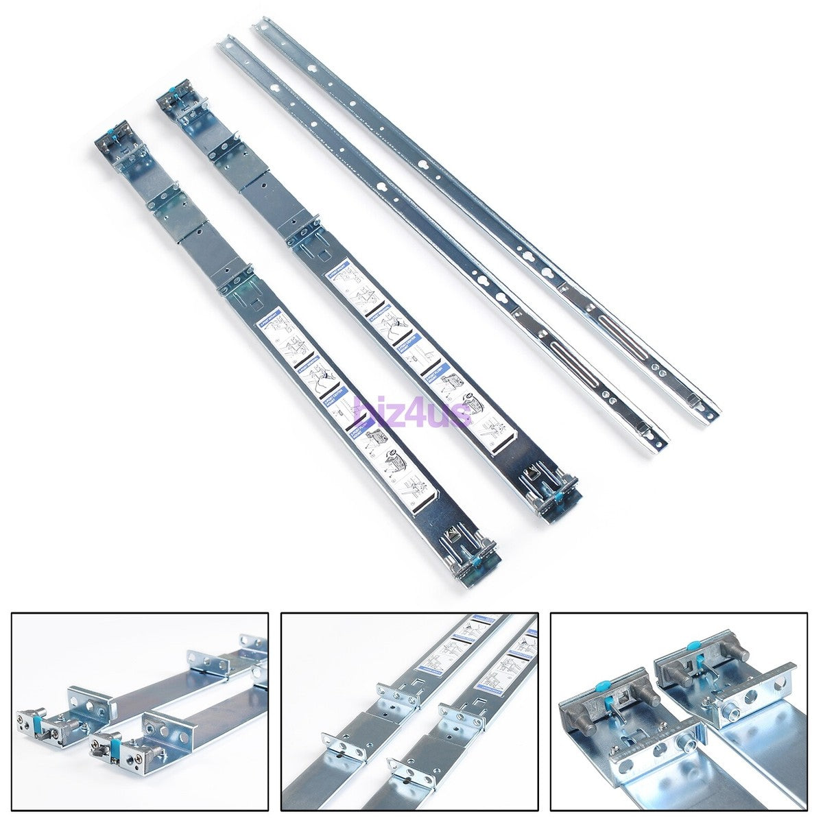 New For Dell PowerEdge R640 R440 R6415 1U Static Ready Rails Rail Kit 053D7M US|315327675721