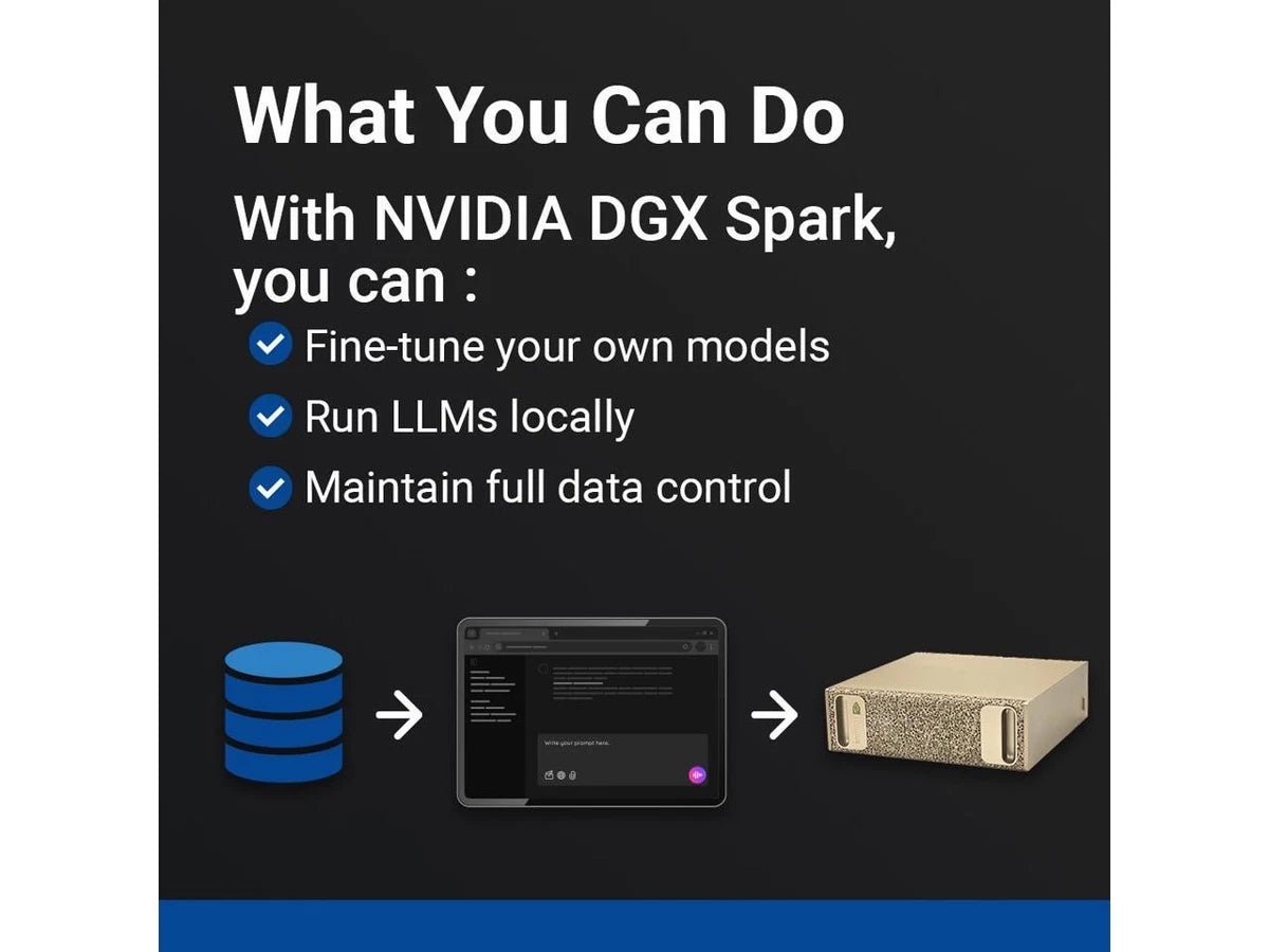 NVIDIA DGX Spark - NVIDIA GB10 Grace Blackwell Superchip, 128 GB LPDDR5x, 4 TB N