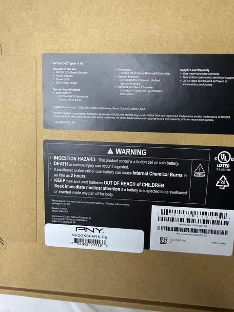 NVIDIA DGX Spark GB10 AI Workstation • 128 GB Unified • 4 TB NVMe • New IN HAND|157522791821