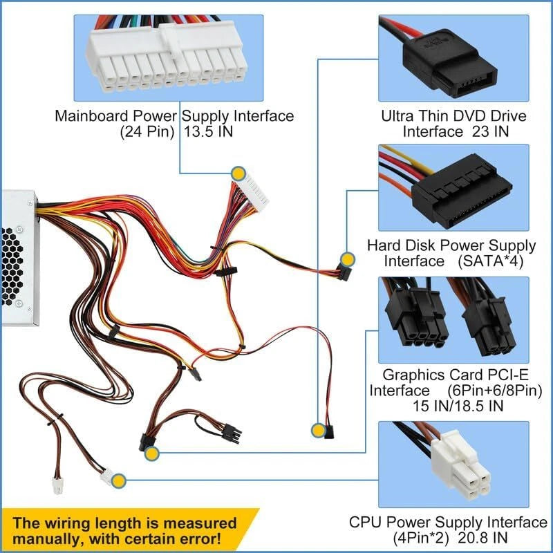 For DELL XPS 8300 8930 8500 8700 8900 R5 D460AM-03 HU460AM-01 Power Supply NEW