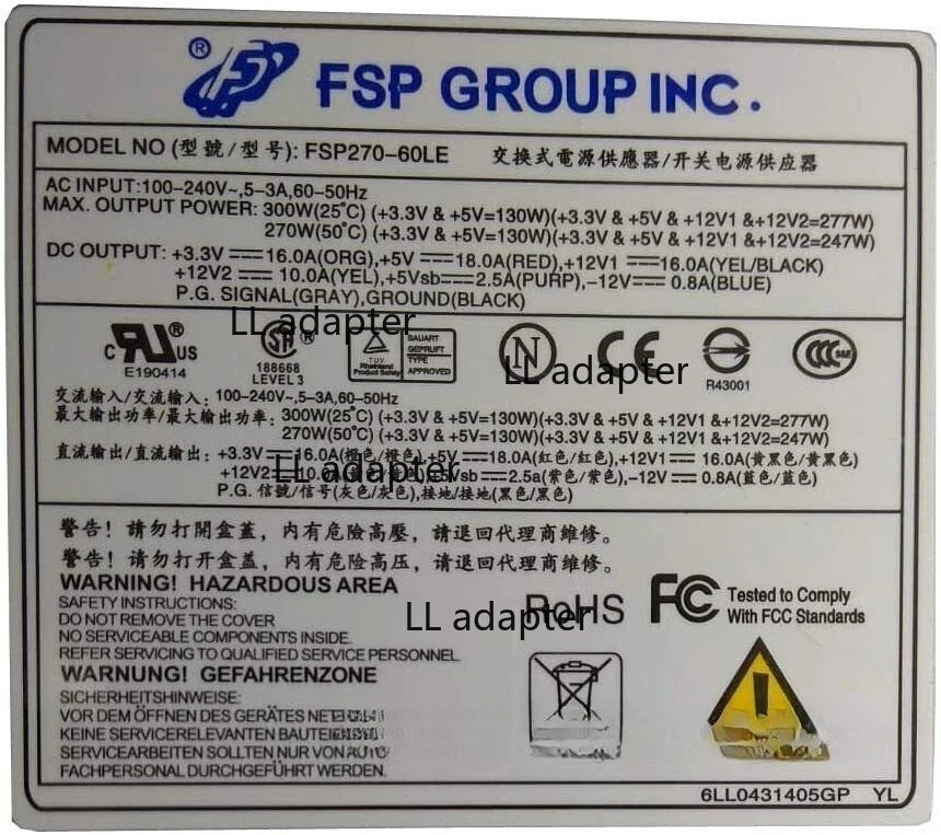 Replacement Power Supply For HP Proliant G7 N54L N40L N36L DPS-150TB 630295-001